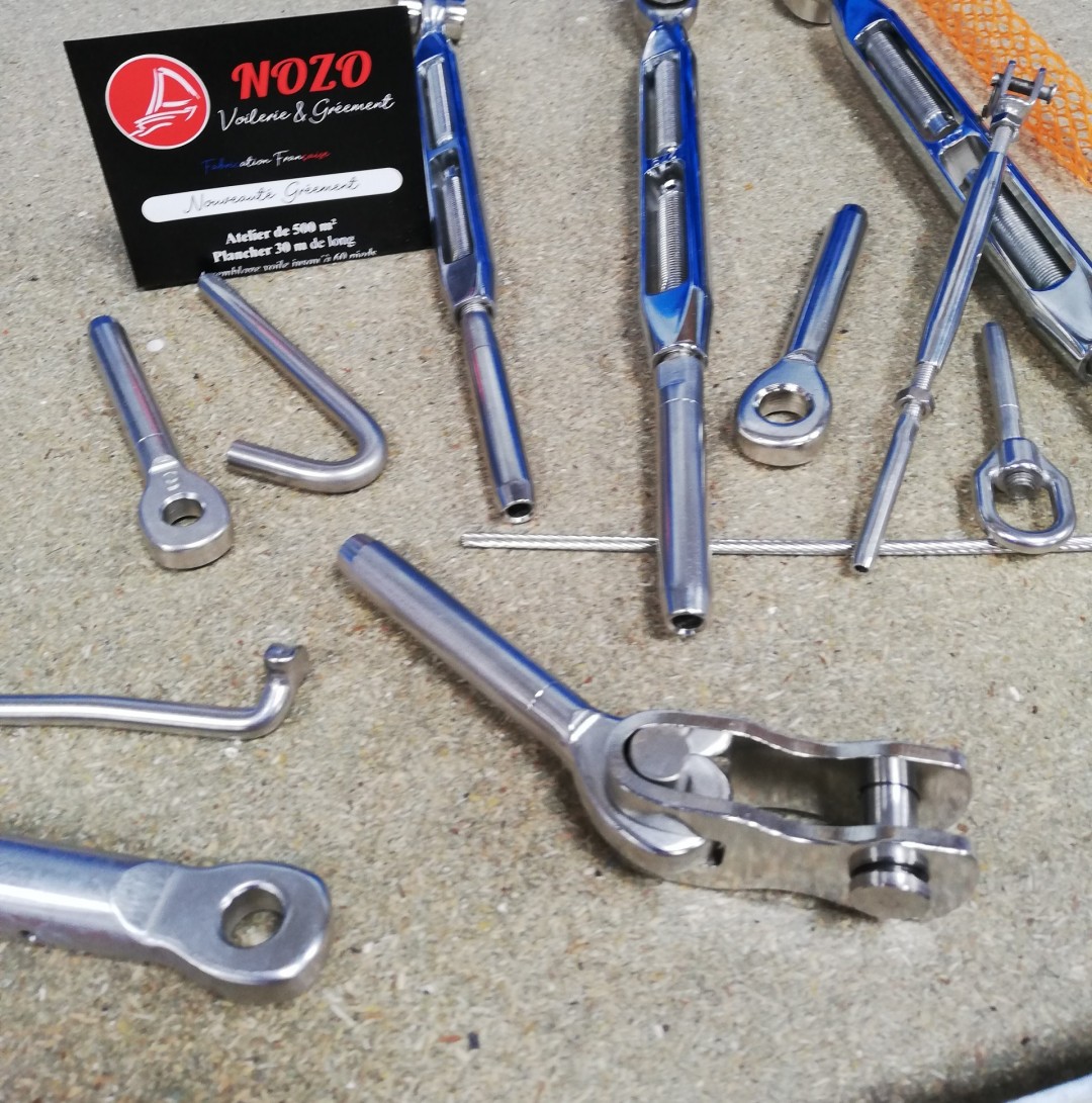 Gréement NOZO sertissage tout type d'embout, tout support: voiliers habitables, dériveurs, catamaran..